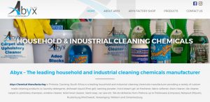 Abyx Cleaning Chemicals, cleaning chemicals website, cleaning chemical website designers, website for cleaning chemical company, cleaning chemical business web designers, web developers cleaning chemical supplier