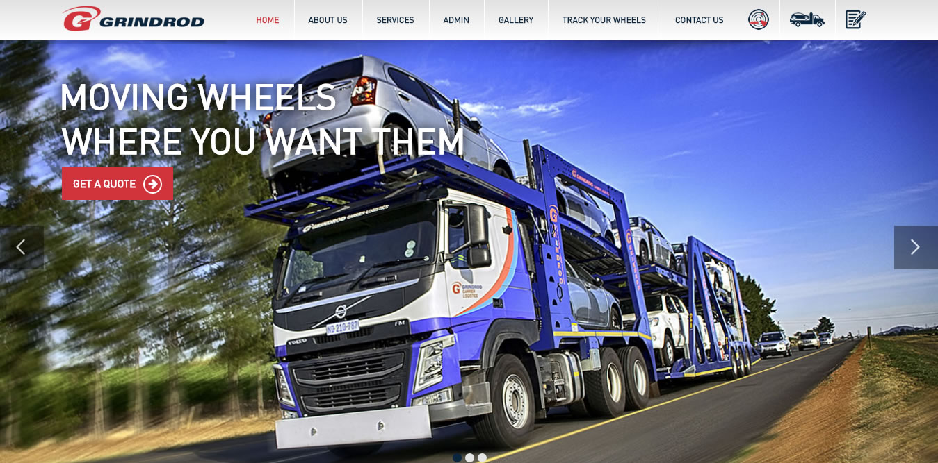 Grindrod Logistics Automotive Web Devine Web Design Company