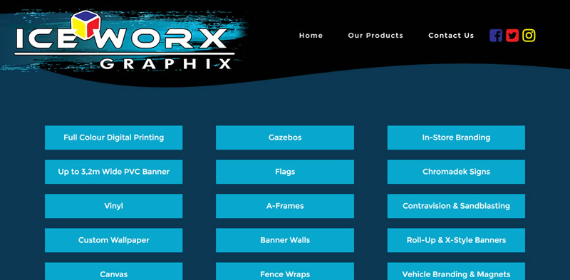 Ice Worx Graphix Ice Worx Graphix, printers website, printing business web designers, web designers printing company, signage company website, website for signage business, web designers signage company, web developers printing company