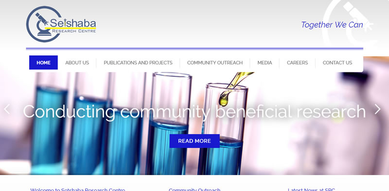 Setshaba Research Centre Setshaba Research Centre, aids research centre website, web designers aids research centre, blood research centre website, web developers aids research, npo web designers, web designers for bgo