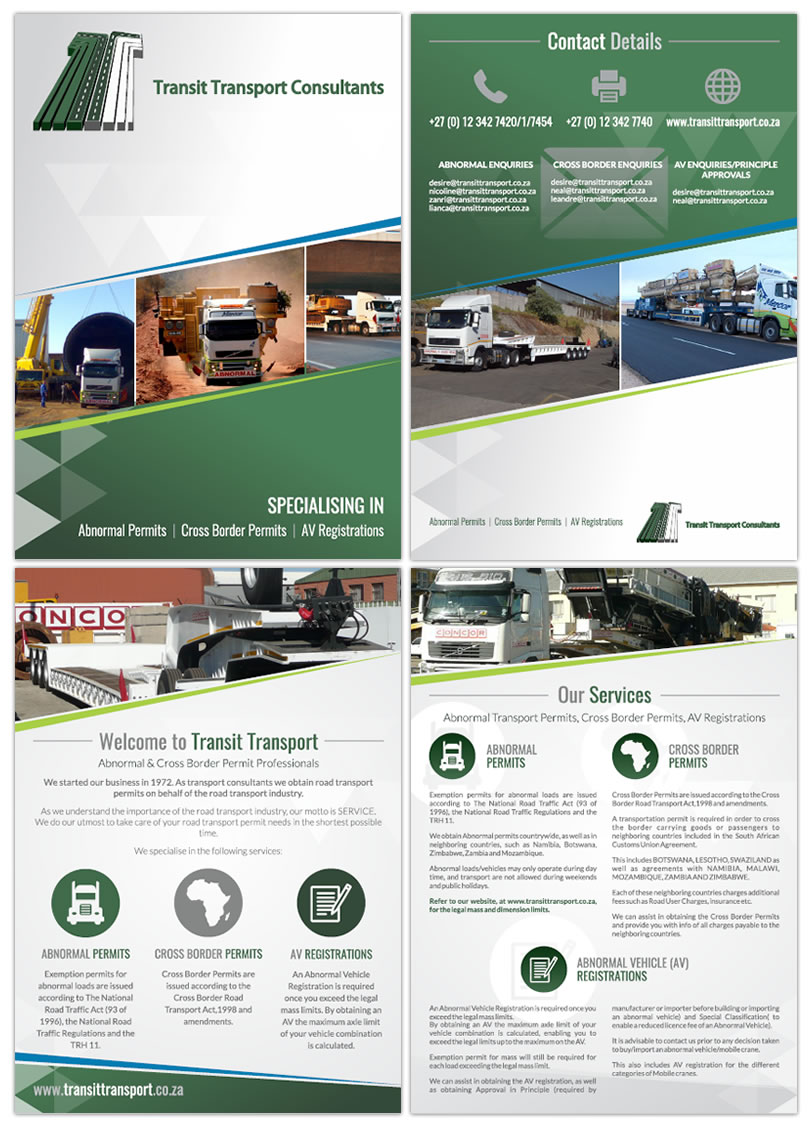 Transit Transport Consultants - Web Design Company Pretoria and Cape