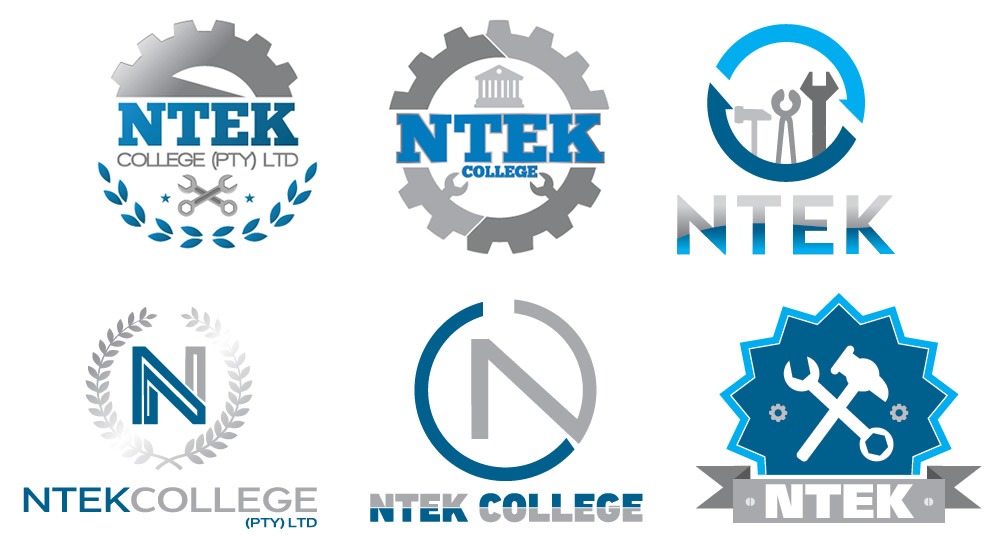 NTEK College, technical college logo designers, technical training company logo designer