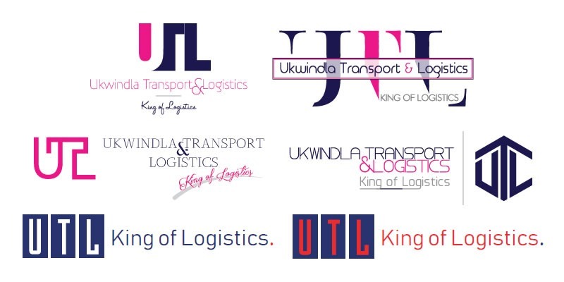 Ukwindla Transport & Logistics, logistics company logo design, transport company logo designers, logo for transport company