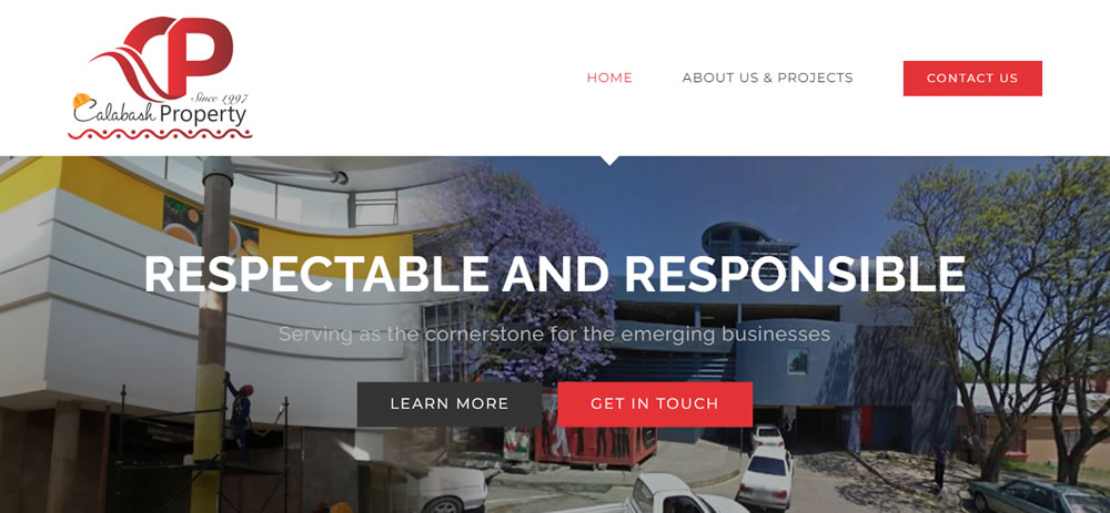 Calabash Construction Works, construction company website, construction company web designers, construction company web developers