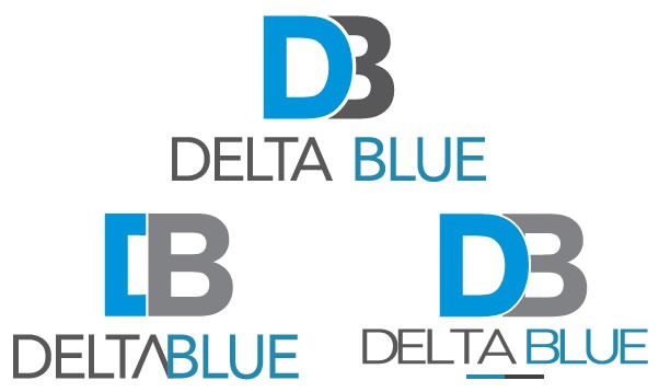 Delta Blue Trading, road infrastructure logo design, civil engineer logo designer