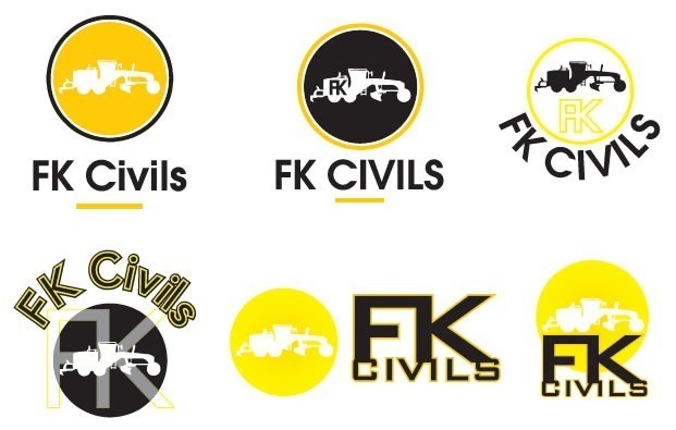 FK Civils, Civil Engineer Logo Design, Logo for Civil Engineer, Engineer Logo, Logo Designers