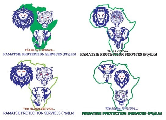 Ramatsie Protection Services, Security Company Logo, Security Company Logo, Patrol Services Logo, Guarding Services Logo