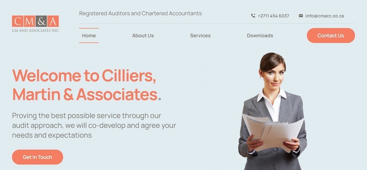 CM&A Incorporated - WordPress Web Design, Auditors Website Design, Chartered Accountants Website Design
