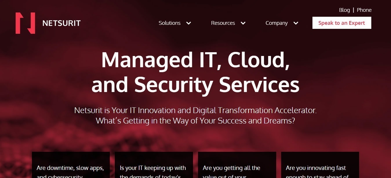 Netsurit, IT Solutions, Cloud Services, Infrastructure