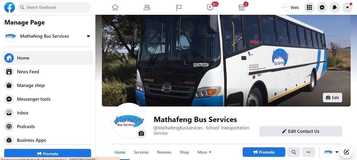 Mathafeng Bus Services, Bus Service Social Media Management, Social Media Managers School Transport Service, Shuttle Service Social Media Managers