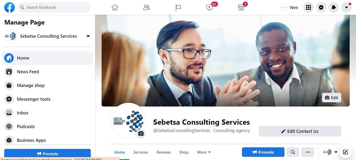 Sebetsa Consulting Services, finance social media management, financial consultant social media manager, payroll social media management, hr training social media managers