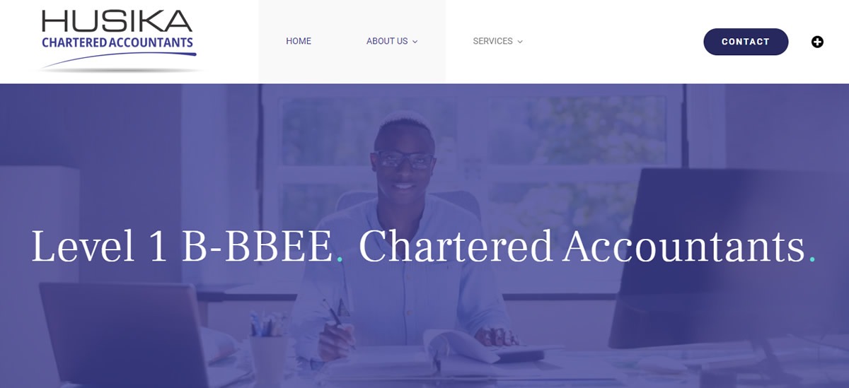 Husika Chartered Accountants, Chartered Accountants Web Design, Chartered Accountants Web Designers, Web Developers Chartered Accountants