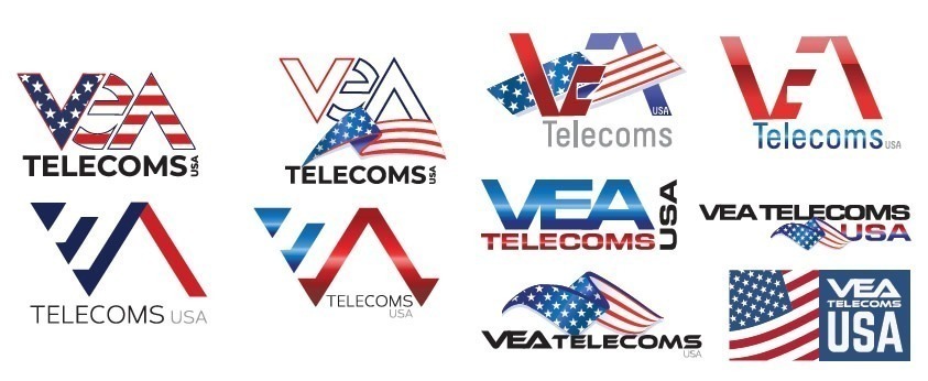 VEA Telecoms USA, Fibre Installation Logo Design, Fibre Installers Logo Design, American Fibre Installers Logo Design, Logo Designers America