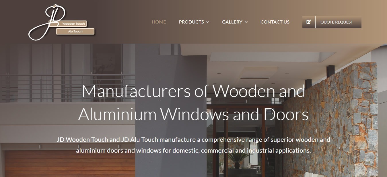 JD Wooden Touch, Manufacturers of Wooden and Aluminium Windows and Doors, Website Designers, Website Developers