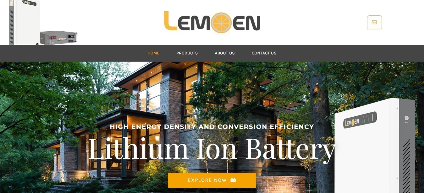Lemoen, Lithium Ion Battery Website Design, Lithium Ion Battery Website Developers