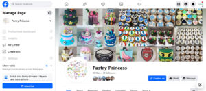 Pastry Princess, social media management, social media managers, social media managers near me, pretoria, johannesburg, cape town