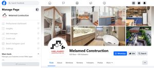 Melamed Construction Property Developer Social Media Management