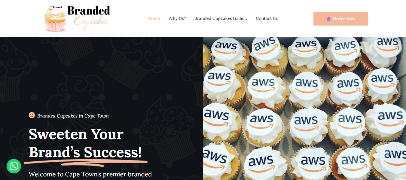 Branded Cupcakes Web Designers Cape Town