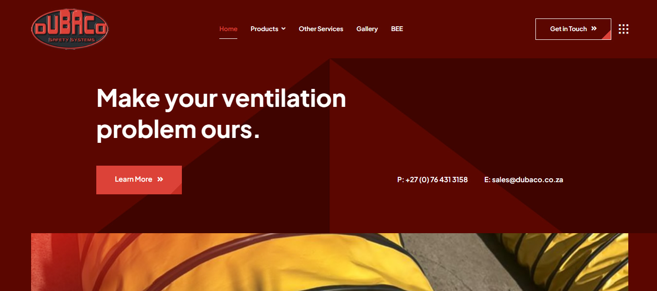 Dubaco Safety Systems Mining Safety Web Designers Near Me