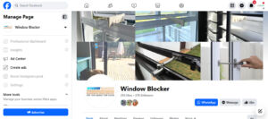 Window Blocker Social Media Management and Advertising