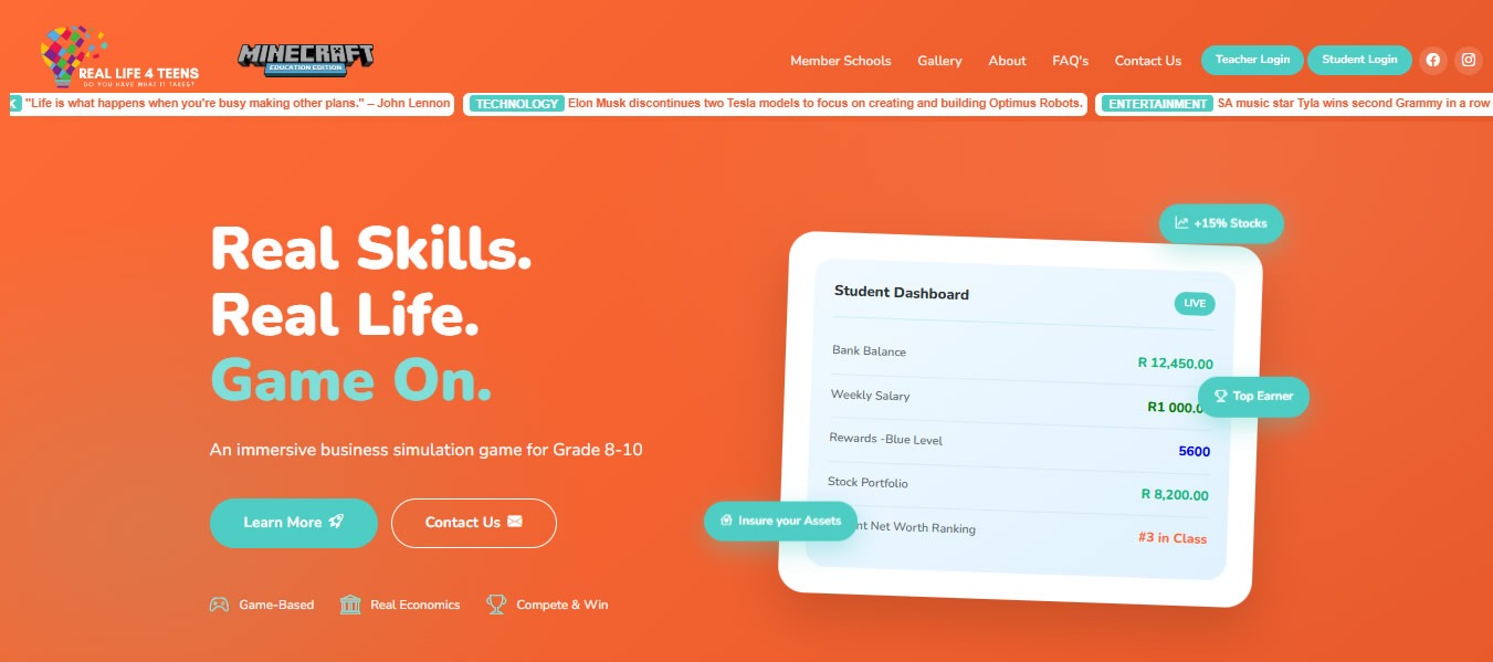Real Life 4 Teens Online Boardgame Web Development Real Life 4 Teens Online Boardgame Web Development