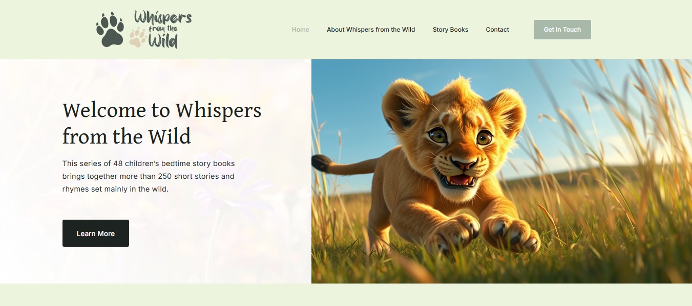 Whispers From the Wild Story Books Website Designers Whispers From the Wild Story Books Website Designers