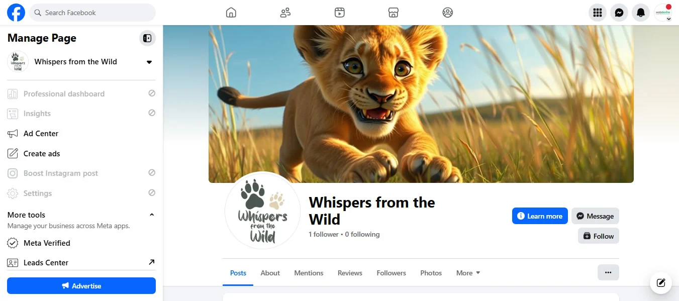 Whispers From the Wild Audio Books Social Media Managers