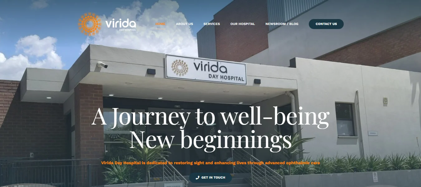 Virida Day Hospital - Website Designers for Day Hospital Pretoria