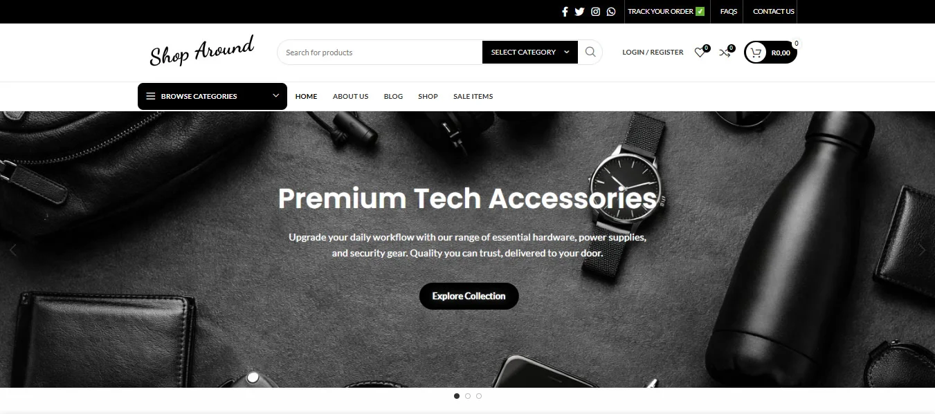 Shop Around Online Shop Web Developers Joburg